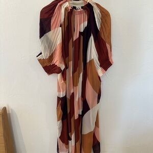 Worthington Multicolor Geometric Maxi Dress